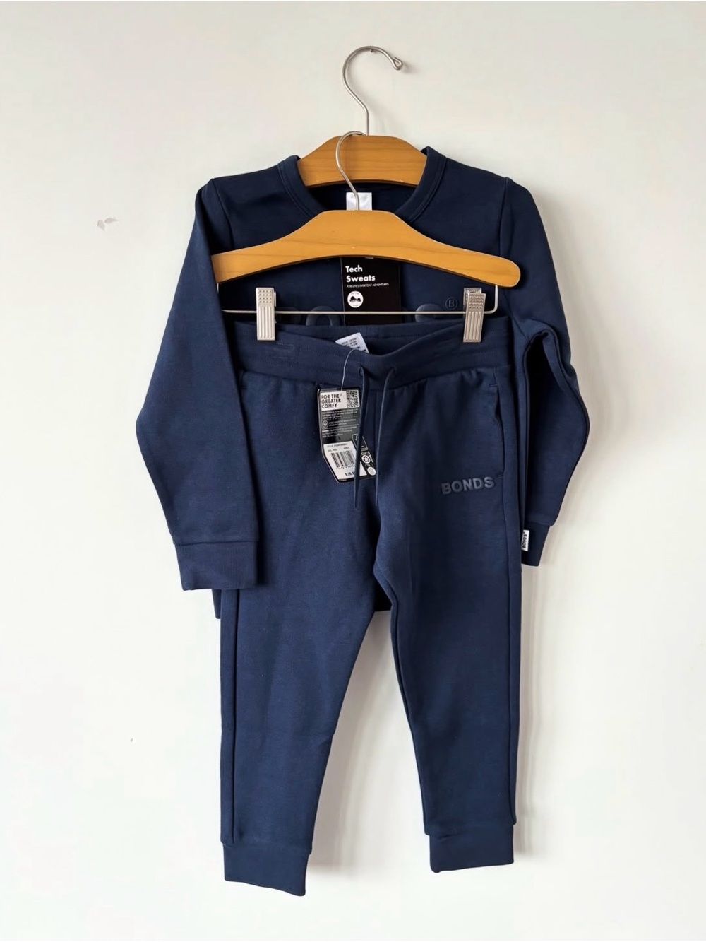 Bonds Kids Navy Blue Sweatshirt & Jogger Set